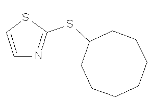 2-(cyclooctylthio)thiazole