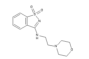 (1,1-diketo-1,2-benzothiazol-3-yl)-(2-morpholinoethyl)amine