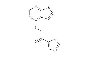 1-(3H-pyrrol-4-yl)-2-(thieno[2,3-d]pyrimidin-4-ylthio)ethanone