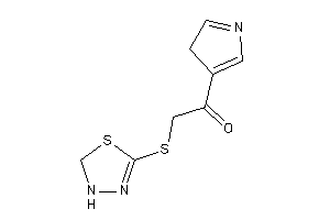 2-(2,3-dihydro-1,3,4-thiadiazol-5-ylthio)-1-(3H-pyrrol-4-yl)ethanone