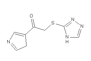 Image of 1-(3H-pyrrol-4-yl)-2-(4H-1,2,4-triazol-3-ylthio)ethanone