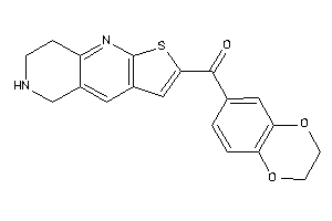 2,3-dihydro-1,4-benzodioxin-6-yl(5,6,7,8-tetrahydrothieno[2,3-b][1,6]naphthyridin-2-yl)methanone