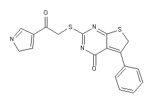 Image of 2-[[2-keto-2-(2H-pyrrol-4-yl)ethyl]thio]-5-phenyl-6H-thieno[2,3-d]pyrimidin-4-one