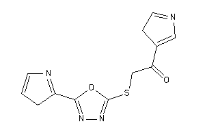 Image of 1-(3H-pyrrol-4-yl)-2-[[5-(3H-pyrrol-2-yl)-1,3,4-oxadiazol-2-yl]thio]ethanone