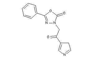 Image of 3-[2-keto-2-(3H-pyrrol-4-yl)ethyl]-5-phenyl-1,3,4-oxadiazol-2-one