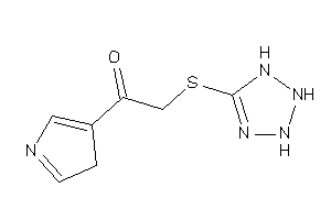2-(2,3-dihydro-1H-tetrazol-5-ylthio)-1-(3H-pyrrol-4-yl)ethanone