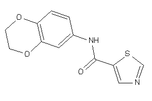 N-(2,3-dihydro-1,4-benzodioxin-6-yl)thiazole-5-carboxamide