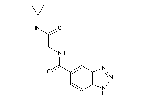 N-[2-(cyclopropylamino)-2-keto-ethyl]-1H-benzotriazole-5-carboxamide