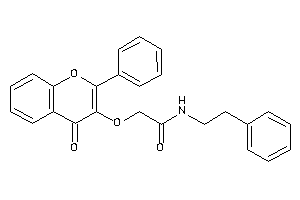 Image of 2-(4-keto-2-phenyl-chromen-3-yl)oxy-N-phenethyl-acetamide