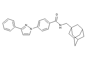 N-(1-adamantylmethyl)-4-(3-phenylpyrazol-1-yl)benzamide