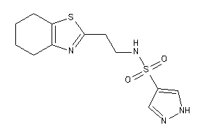 N-[2-(4,5,6,7-tetrahydro-1,3-benzothiazol-2-yl)ethyl]-1H-pyrazole-4-sulfonamide