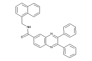 N-(1-naphthylmethyl)-2,3-diphenyl-quinoxaline-6-carboxamide