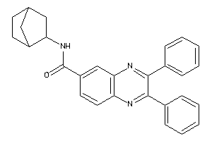 N-(2-norbornyl)-2,3-diphenyl-quinoxaline-6-carboxamide