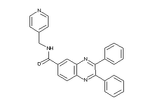 2,3-diphenyl-N-(4-pyridylmethyl)quinoxaline-6-carboxamide