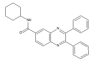 N-cyclohexyl-2,3-diphenyl-quinoxaline-6-carboxamide