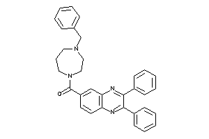 (4-benzyl-1,4-diazepan-1-yl)-(2,3-diphenylquinoxalin-6-yl)methanone