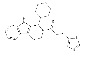 1-(1-cyclohexyl-1,3,4,9-tetrahydro-$b-carbolin-2-yl)-3-thiazol-5-yl-propan-1-one