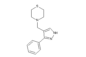 Image of 4-[(3-phenyl-1H-pyrazol-4-yl)methyl]thiomorpholine