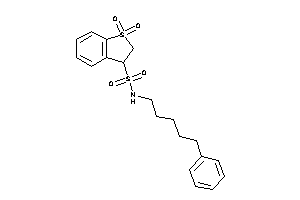 1,1-diketo-N-(5-phenylpentyl)-2,3-dihydrobenzothiophene-3-sulfonamide