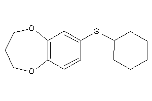 7-(cyclohexylthio)-3,4-dihydro-2H-1,5-benzodioxepine