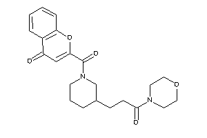 2-[3-(3-keto-3-morpholino-propyl)piperidine-1-carbonyl]chromone