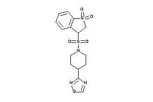 3-[4-(1,2,4-oxadiazol-3-yl)piperidino]sulfonyl-2,3-dihydrobenzothiophene 1,1-dioxide