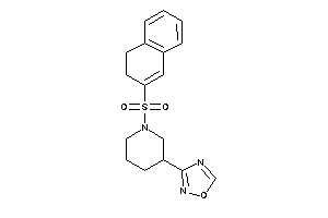 3-[1-(3,4-dihydronaphthalen-2-ylsulfonyl)-3-piperidyl]-1,2,4-oxadiazole