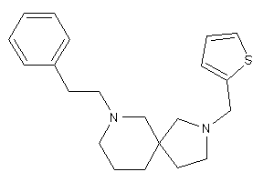 7-phenethyl-2-(2-thenyl)-2,7-diazaspiro[4.5]decane