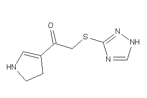 Image of 1-(2-pyrrolin-3-yl)-2-(1H-1,2,4-triazol-3-ylthio)ethanone