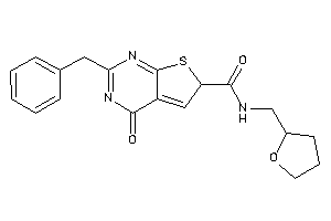 Image of 2-benzyl-4-keto-N-(tetrahydrofurfuryl)-6H-thieno[2,3-d]pyrimidine-6-carboxamide