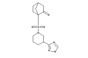 1-[[3-(1,2,4-oxadiazol-3-yl)piperidino]sulfonylmethyl]norbornan-2-one