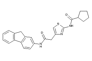 N-[4-[2-(9H-fluoren-2-ylamino)-2-keto-ethyl]thiazol-2-yl]cyclopentanecarboxamide