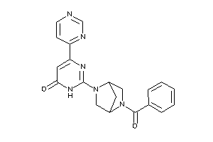 2-(5-benzoyl-2,5-diazabicyclo[2.2.1]heptan-2-yl)-4-(4-pyrimidyl)-1H-pyrimidin-6-one