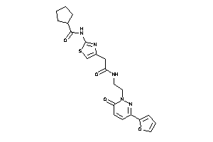 N-[4-[2-[2-[3-(2-furyl)-6-keto-pyridazin-1-yl]ethylamino]-2-keto-ethyl]thiazol-2-yl]cyclopentanecarboxamide