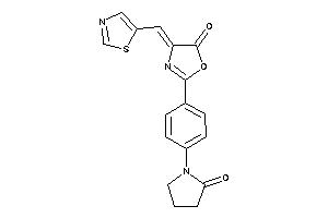 2-[4-(2-ketopyrrolidino)phenyl]-4-(thiazol-5-ylmethylene)-2-oxazolin-5-one