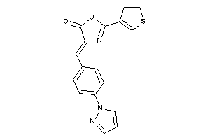 4-(4-pyrazol-1-ylbenzylidene)-2-(3-thienyl)-2-oxazolin-5-one