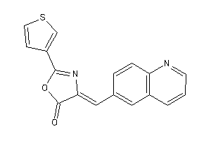 4-(6-quinolylmethylene)-2-(3-thienyl)-2-oxazolin-5-one