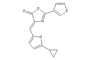 4-[(5-cyclopropyl-2-furyl)methylene]-2-(3-thienyl)-2-oxazolin-5-one