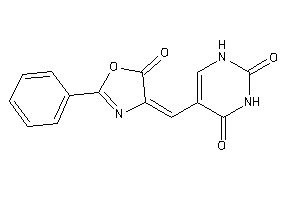 5-[(5-keto-2-phenyl-2-oxazolin-4-ylidene)methyl]uracil