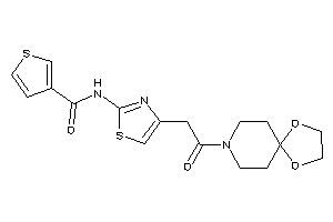 N-[4-[2-(1,4-dioxa-8-azaspiro[4.5]decan-8-yl)-2-keto-ethyl]thiazol-2-yl]thiophene-3-carboxamide