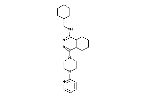 N-(cyclohexylmethyl)-2-[4-(2-pyridyl)piperazine-1-carbonyl]cyclohexanecarboxamide