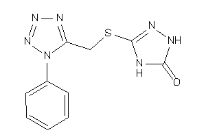 3-[(1-phenyltetrazol-5-yl)methylthio]-1,4-dihydro-1,2,4-triazol-5-one