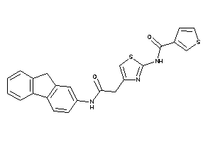 N-[4-[2-(9H-fluoren-2-ylamino)-2-keto-ethyl]thiazol-2-yl]thiophene-3-carboxamide