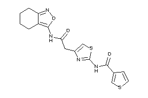 Image of N-[4-[2-keto-2-(4,5,6,7-tetrahydroanthranil-3-ylamino)ethyl]thiazol-2-yl]thiophene-3-carboxamide