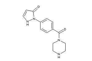 Image of 2-[4-(piperazine-1-carbonyl)phenyl]-3-pyrazolin-3-one