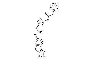 N-[4-[2-(9H-fluoren-2-ylamino)-2-keto-ethyl]thiazol-2-yl]-2-phenyl-acetamide