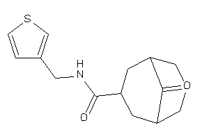 Image of 9-keto-N-(3-thenyl)bicyclo[3.3.1]nonane-7-carboxamide