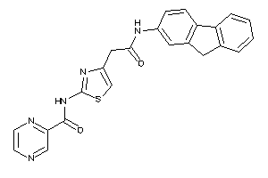 N-[4-[2-(9H-fluoren-2-ylamino)-2-keto-ethyl]thiazol-2-yl]pyrazinamide