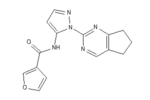 N-[2-(6,7-dihydro-5H-cyclopenta[d]pyrimidin-2-yl)pyrazol-3-yl]-3-furamide