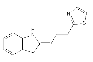 2-(3-indolin-2-ylideneprop-1-enyl)thiazole